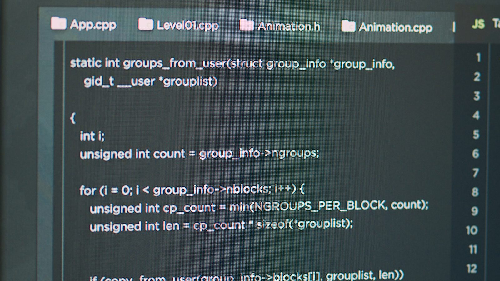 JavaScript menu configuration in DFM2HTML showing dropdown navigation structure