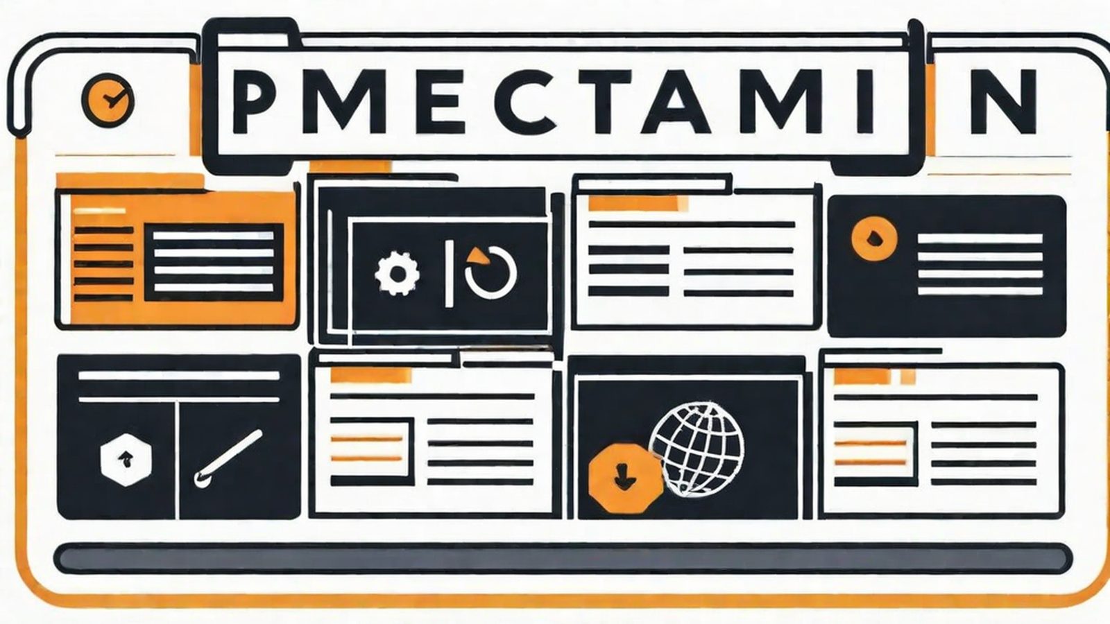 Template 4 frames layout showing frameset navigation and content regions in DFM2HTML
